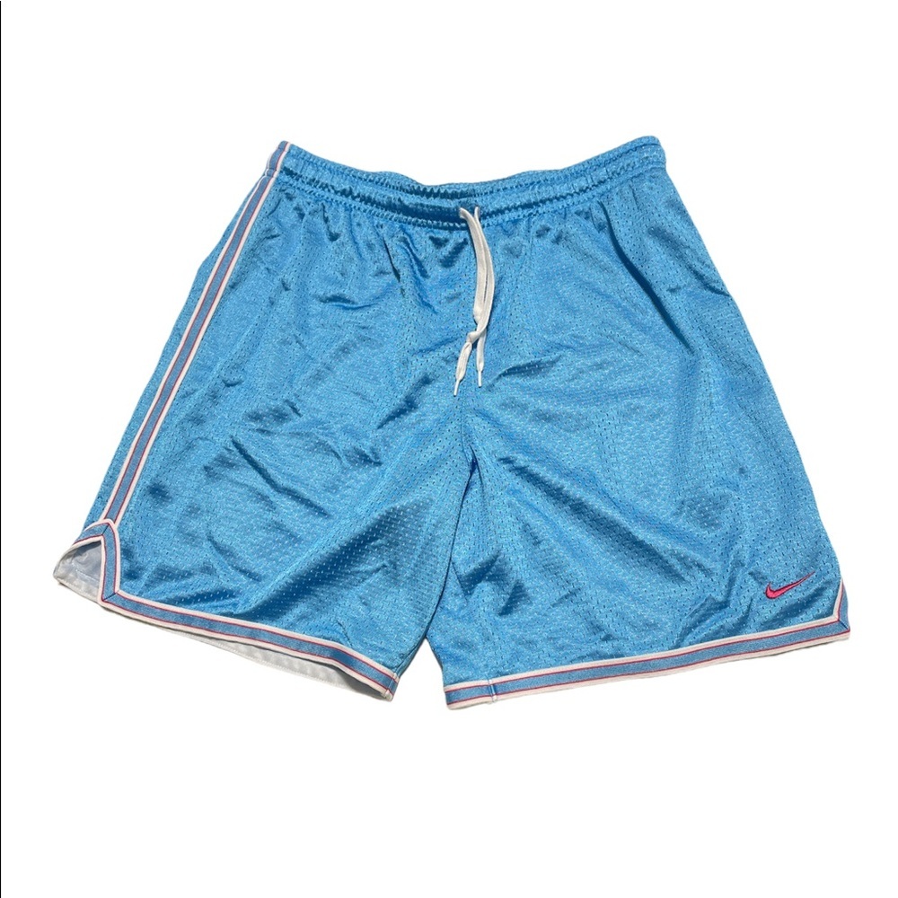Nike Women’s Light Blue Elastic Waist Drawstring Lined Athletic Shorts Size Sp